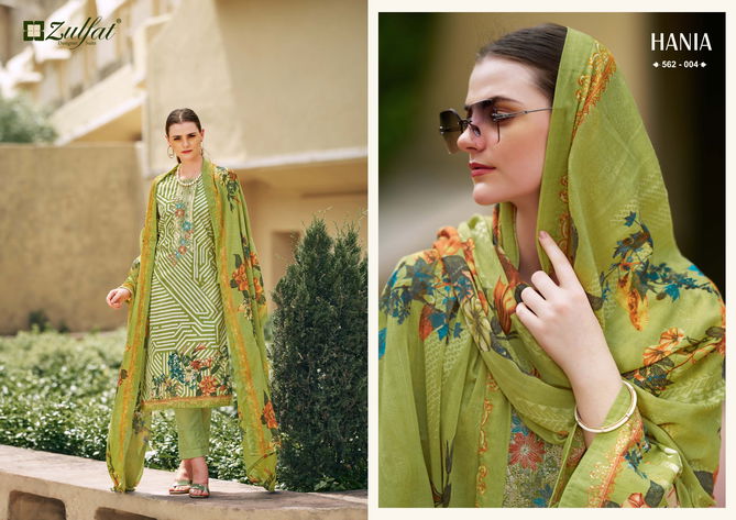 Hania By Zulfat Designer Printed Cotton Dress Material Wholesale Price In Surat
